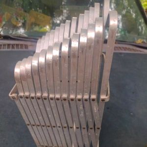 Vintage RV accordion style aluminum sewer pipe stand